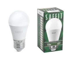 ЛАМПОЧКА СВЕТОДИОДНАЯ SAFFIT 15W 4000K E27 G45 ШАРИК SBG4515 55213